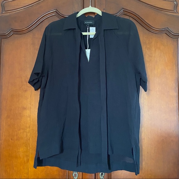 NWT Lee Mathew’s Joni Top in Black | Size 1 / US4 - Picture 5 of 16
